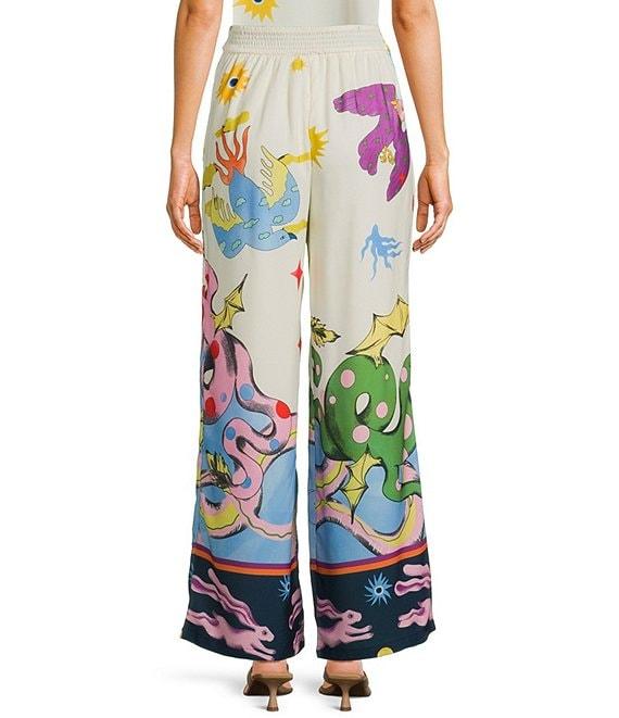 Evolutionary Coordinating Print Texture Pants Product Image