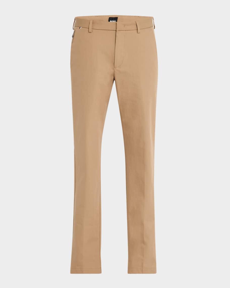 Mens Slim-Fit Trousers in Stretch Cotton Product Image
