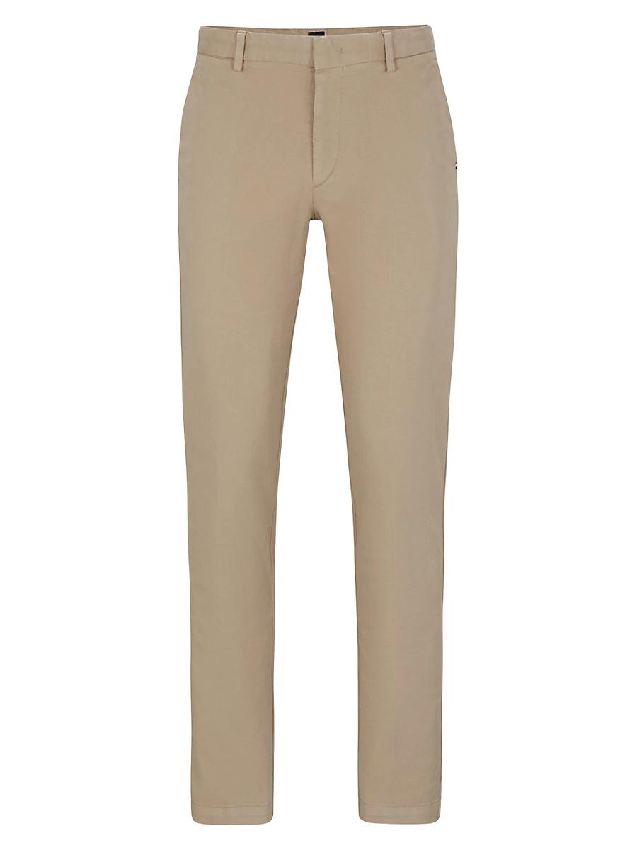 Mens Slim-Fit Chinos in Stretch-Cotton Gabardine Product Image