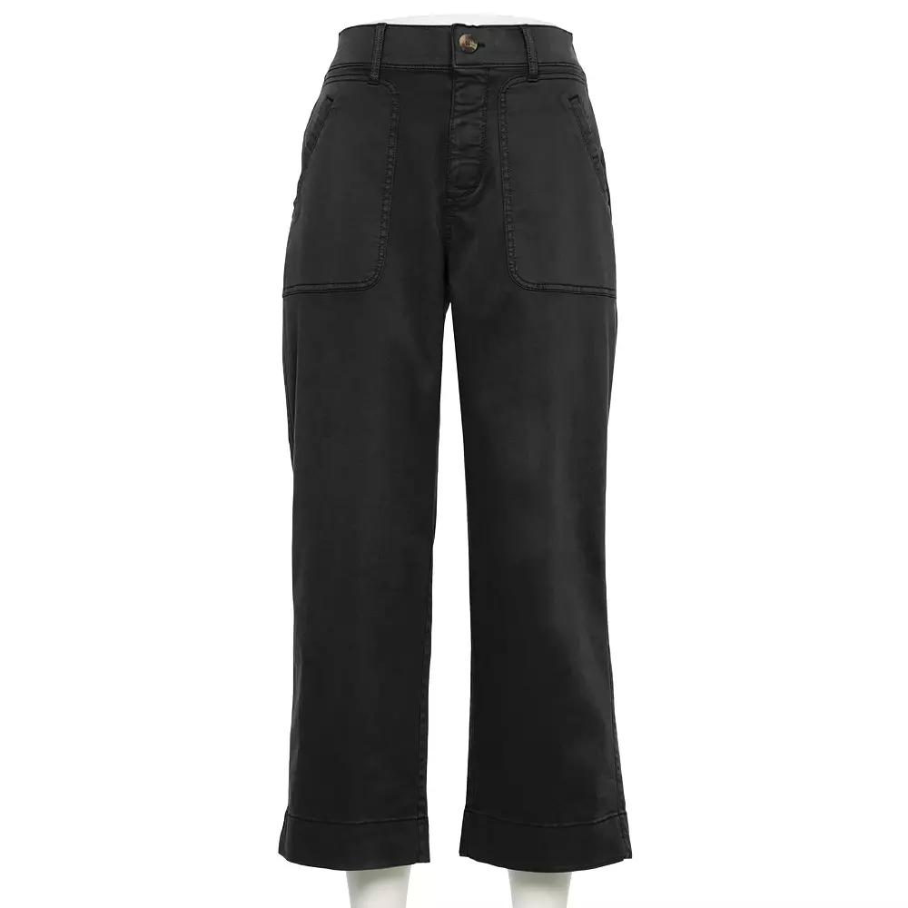 Women's Sonoma Goods For Life® Adaptive Patch Pocket Pants, Size: XL, Green Flare Product Image