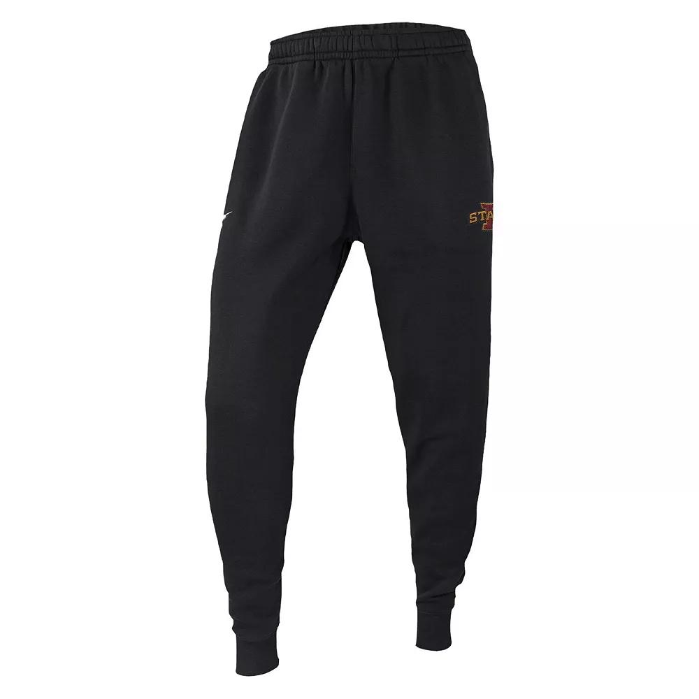 Men's Black Iowa State Cyclones Changeover Club Fleece Jogger Pants, Size: 2XL Product Image
