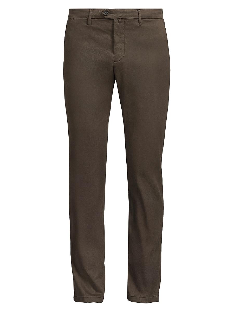Mens Stretch Flat-Front Trousers Product Image