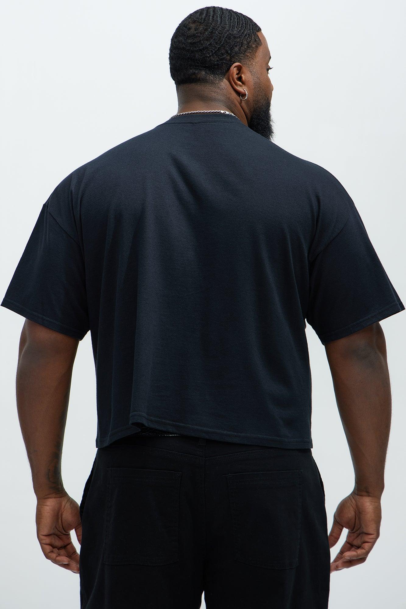So Fresh Short Sleeve Cropped Tee - Black Product Image