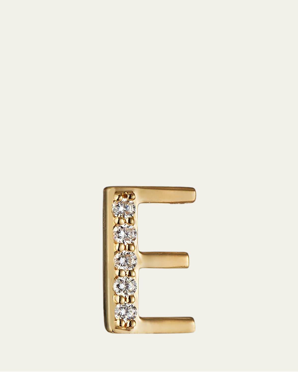Single Initial Stud Earring Product Image