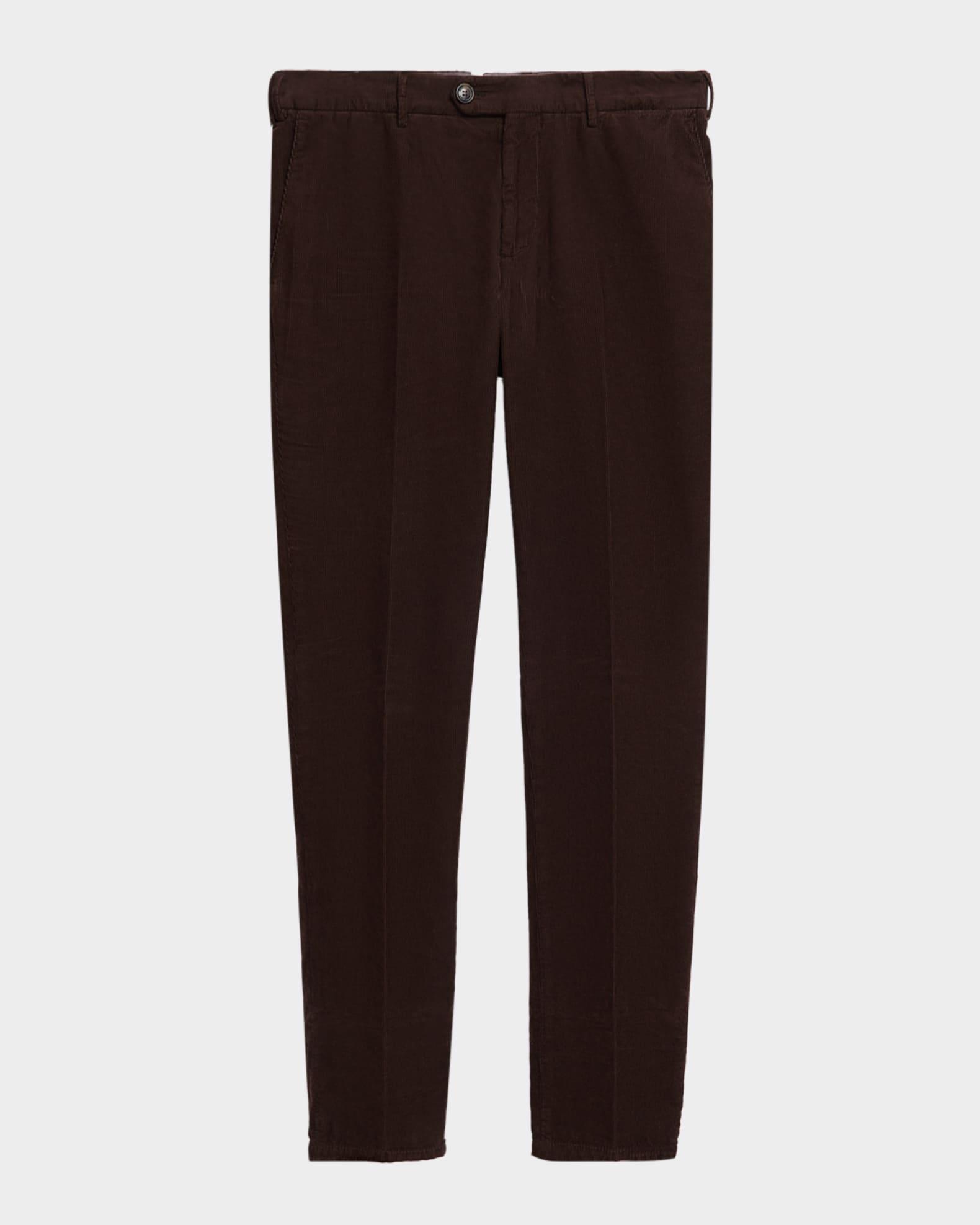 Men's Fine Corduroy Flat-Front Pants Product Image