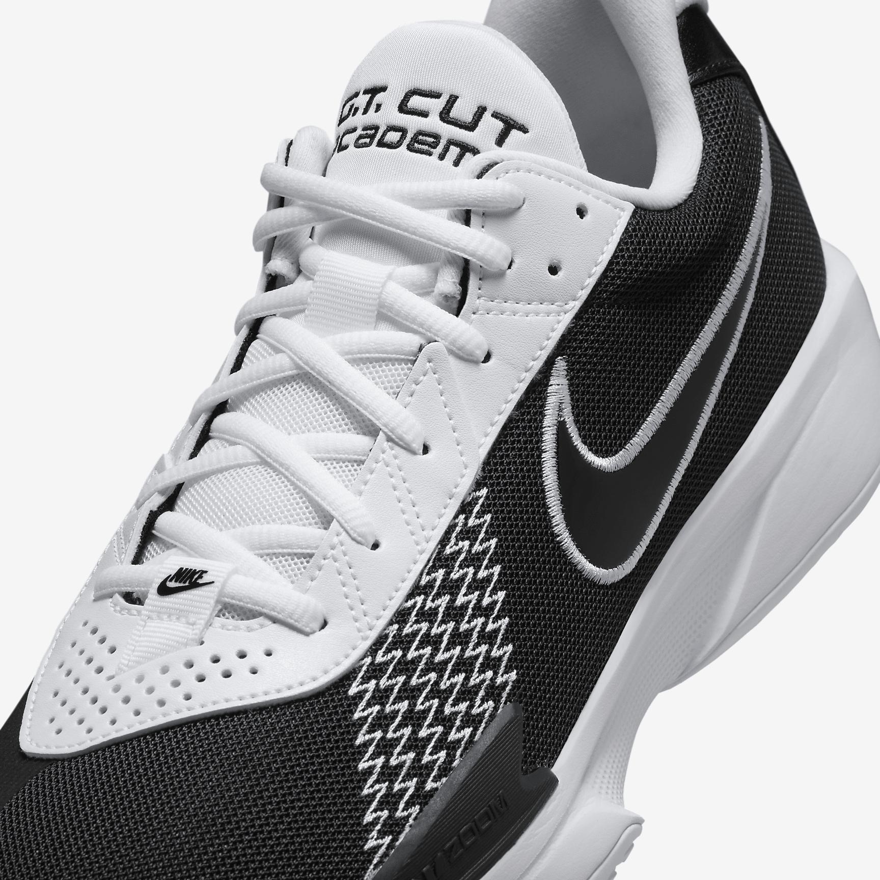 Nike Mens G. T. Cut Academy Basketball Shoes in White/Summit White/Anthracite Product Image