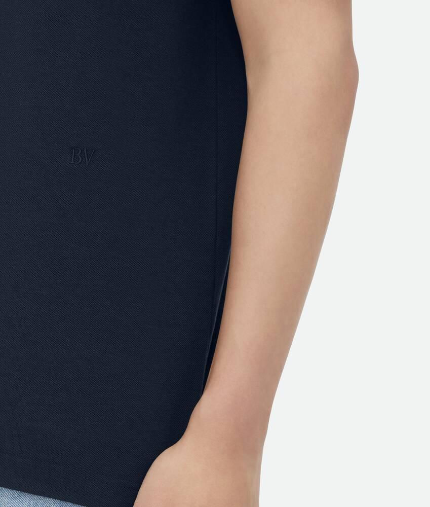 Men's Light Cotton Piquet Polo in Dark night Product Image