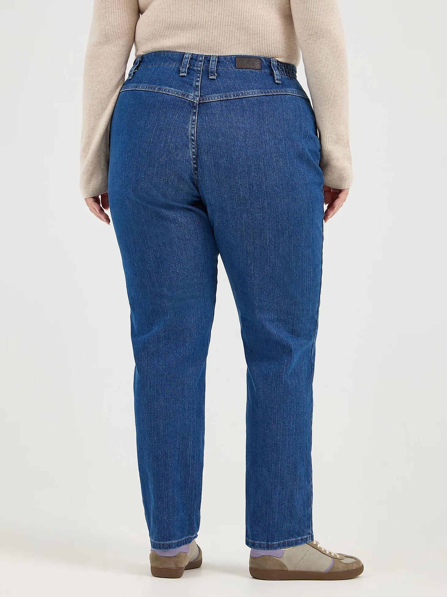Women's Relaxed Fit Side Elastic (Plus) Jeans | Lee® Product Image