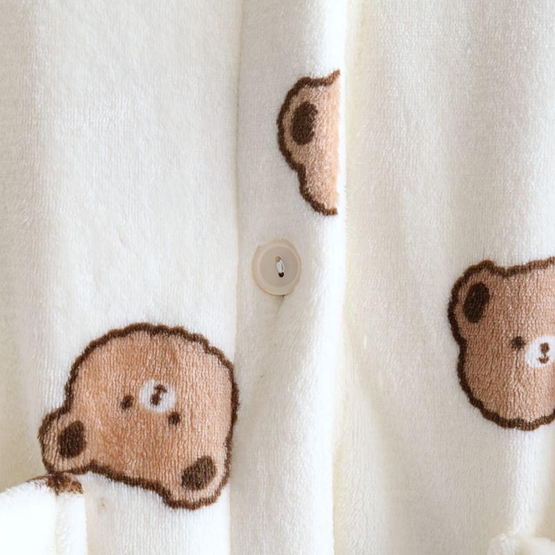 Couple Matching Bear Print Pajama Robe (Various Designs) Product Image