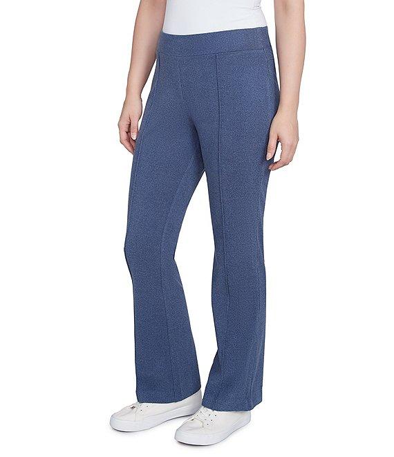 Ruby Rd. Luxe Rib Knit Boot-Cut Pintuck Detail Pull-On Pants Product Image