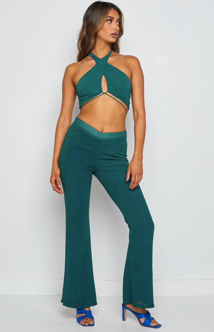Clifford Teal Pants Product Image