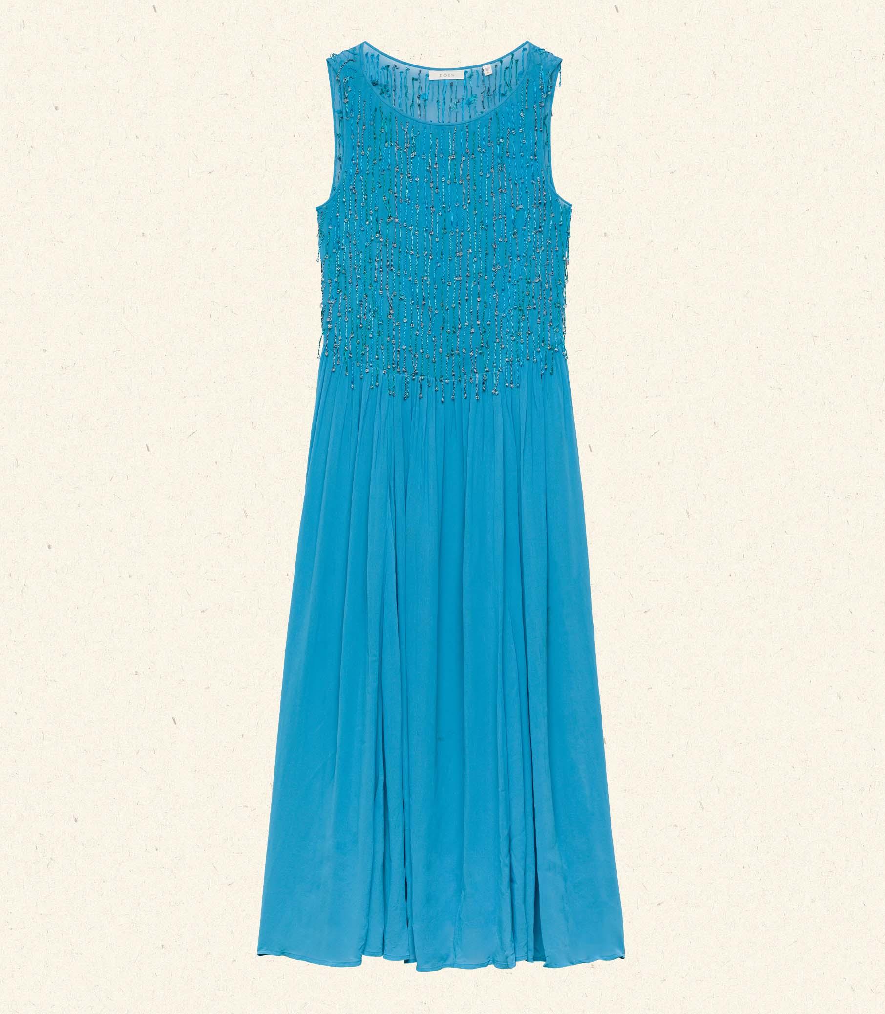 DONYALE DRESS -- BLUE GROTTO Product Image