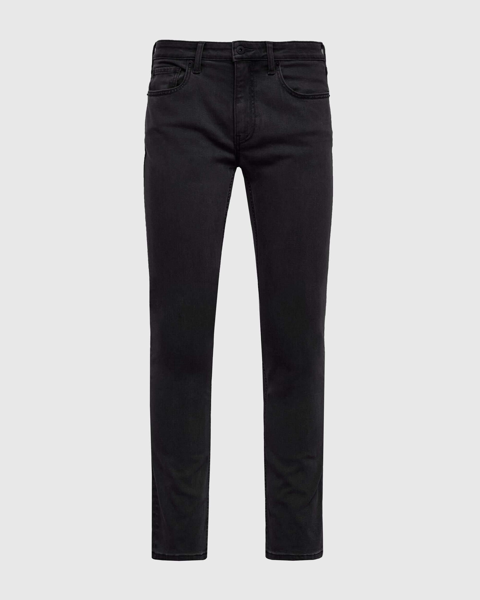 Black Wash Slim Comfort Stretch Jeans Product Image