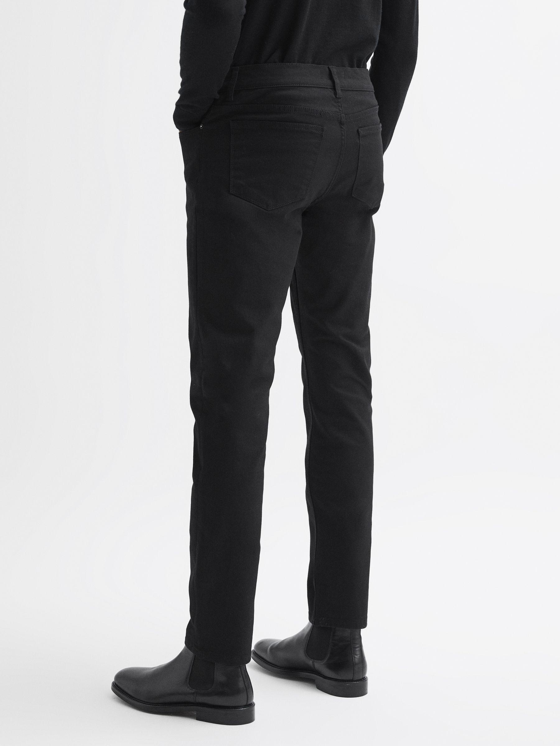 Slim Fit Jeans in Black Product Image