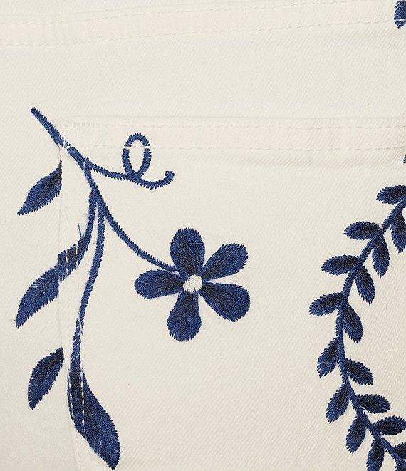 Driftwood Coordinating High Rise Embroidered Wide Leg Pants Product Image