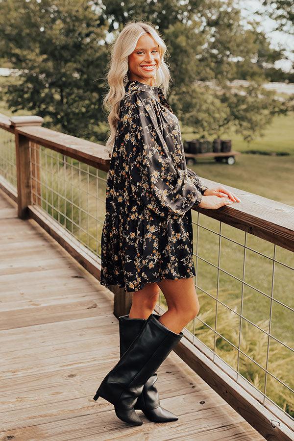 Chrysanthemum Whisper Button Down Mini Dress Product Image