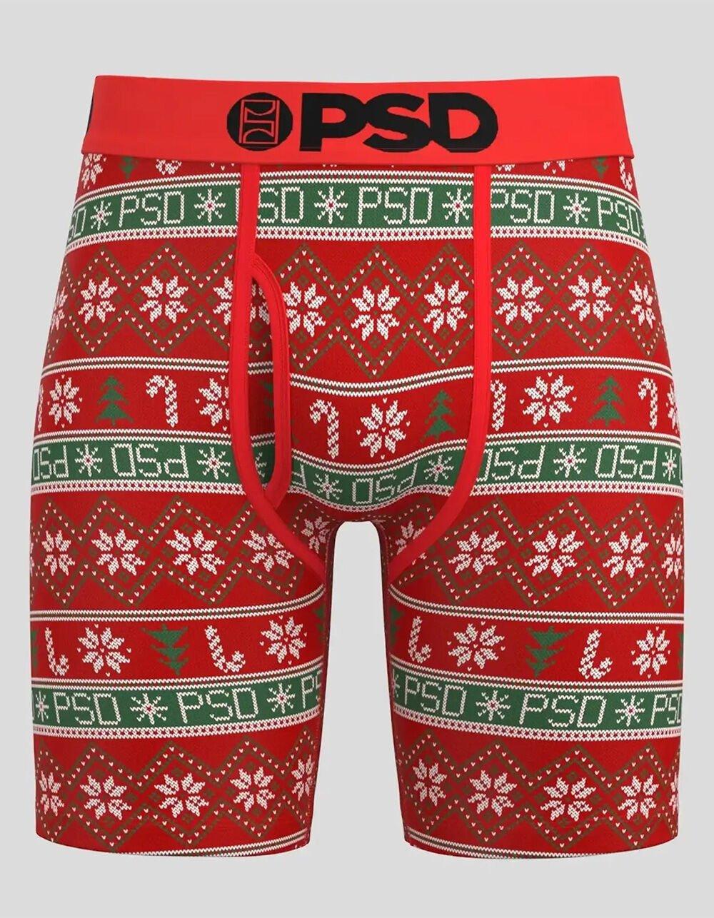 PSD Modal PSD Sweater Mens Boxer Briefs - RED Product Image