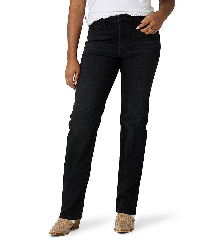 Wrangler® High Rise True Straight Jeans Product Image