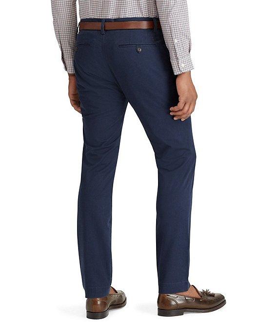 Polo Ralph Lauren Straight Fit Flat Front Stretch Twill Chino Pants Product Image