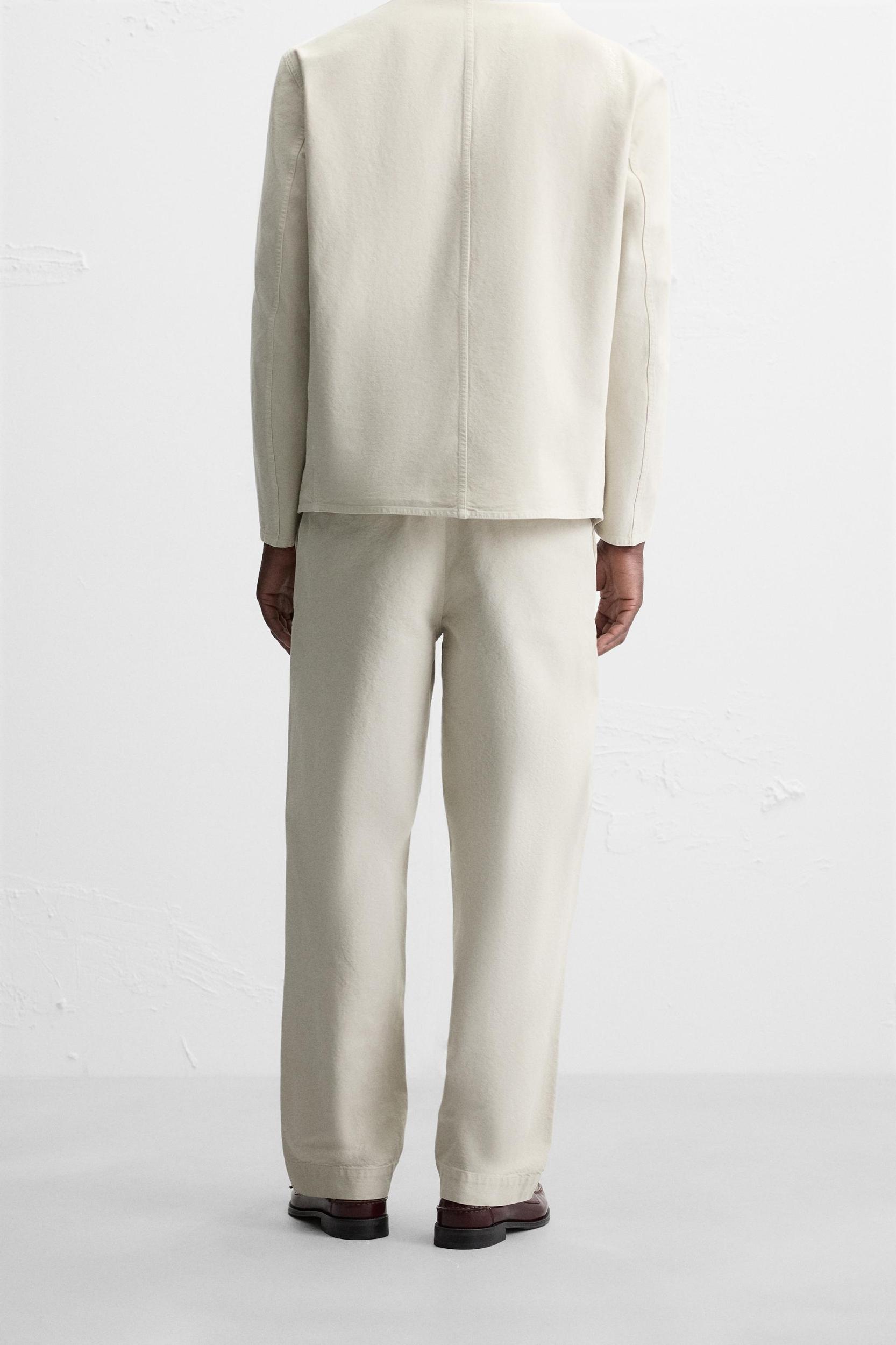 RELAXED FIT SUIT PANTS Product Image