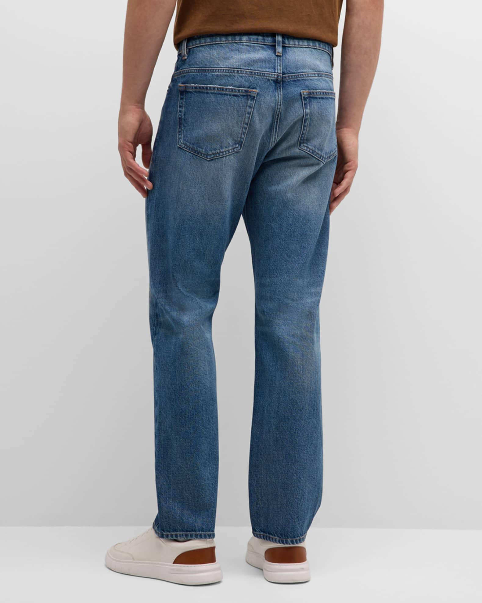 Mens The Straight Washed Jeans Product Image