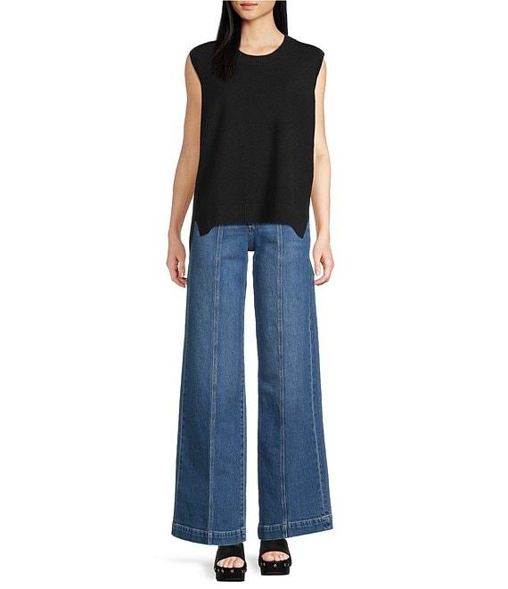 Anna & Ava V Back Knit Poncho Product Image