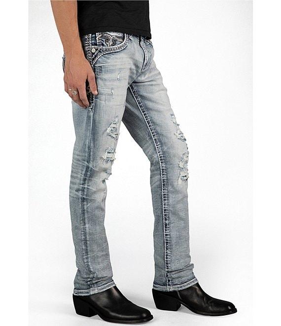 Rock Revival Dustin Alternate Straight Leg Jeans Product Image