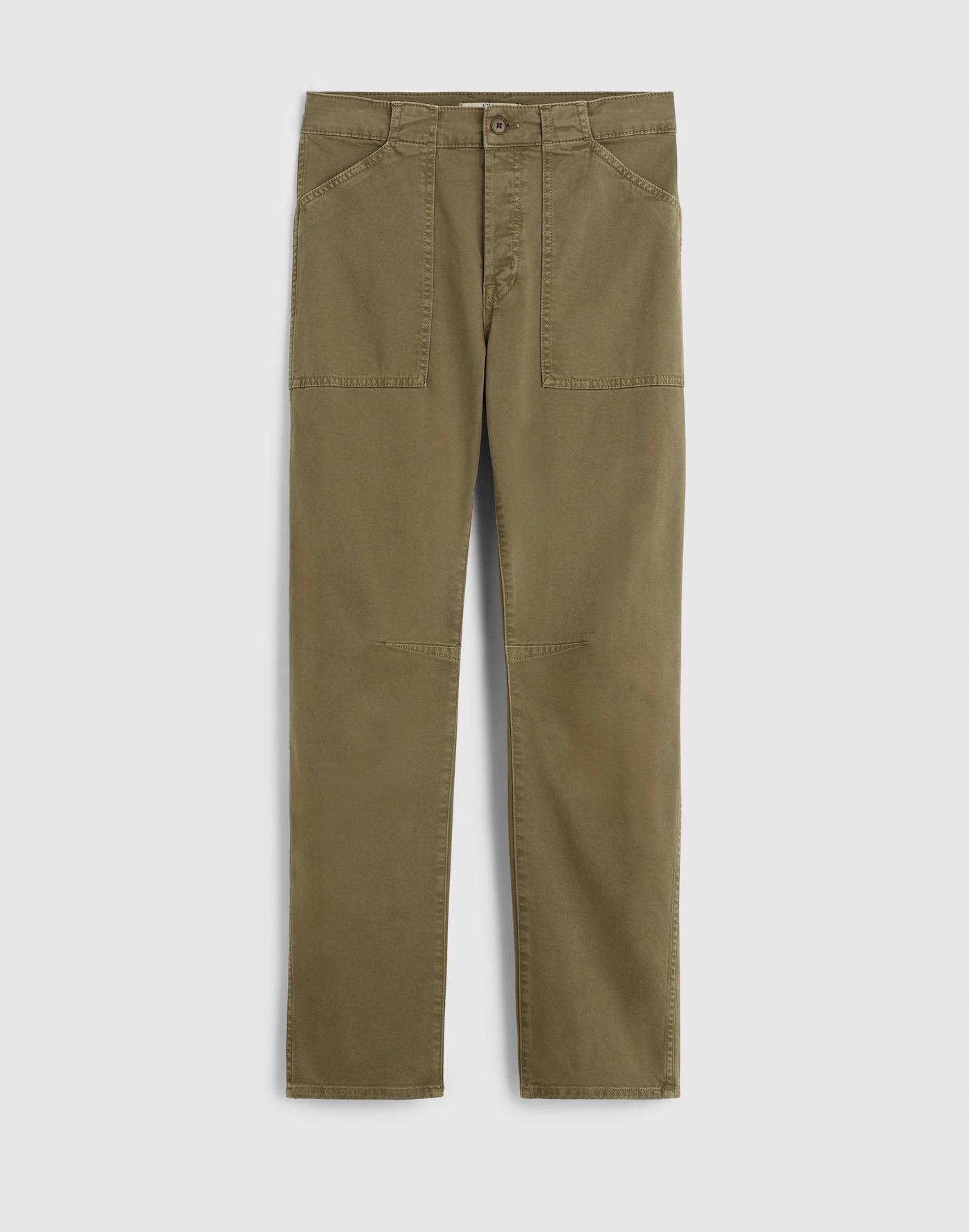 The Darted Barrel-Leg Utility Pant Product Image