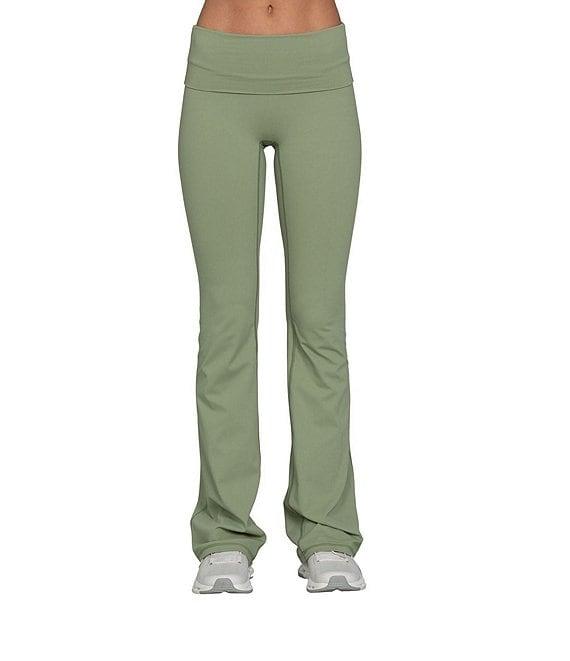 GOLD HINGE Essential Foldover High Rise Flare Pants Product Image