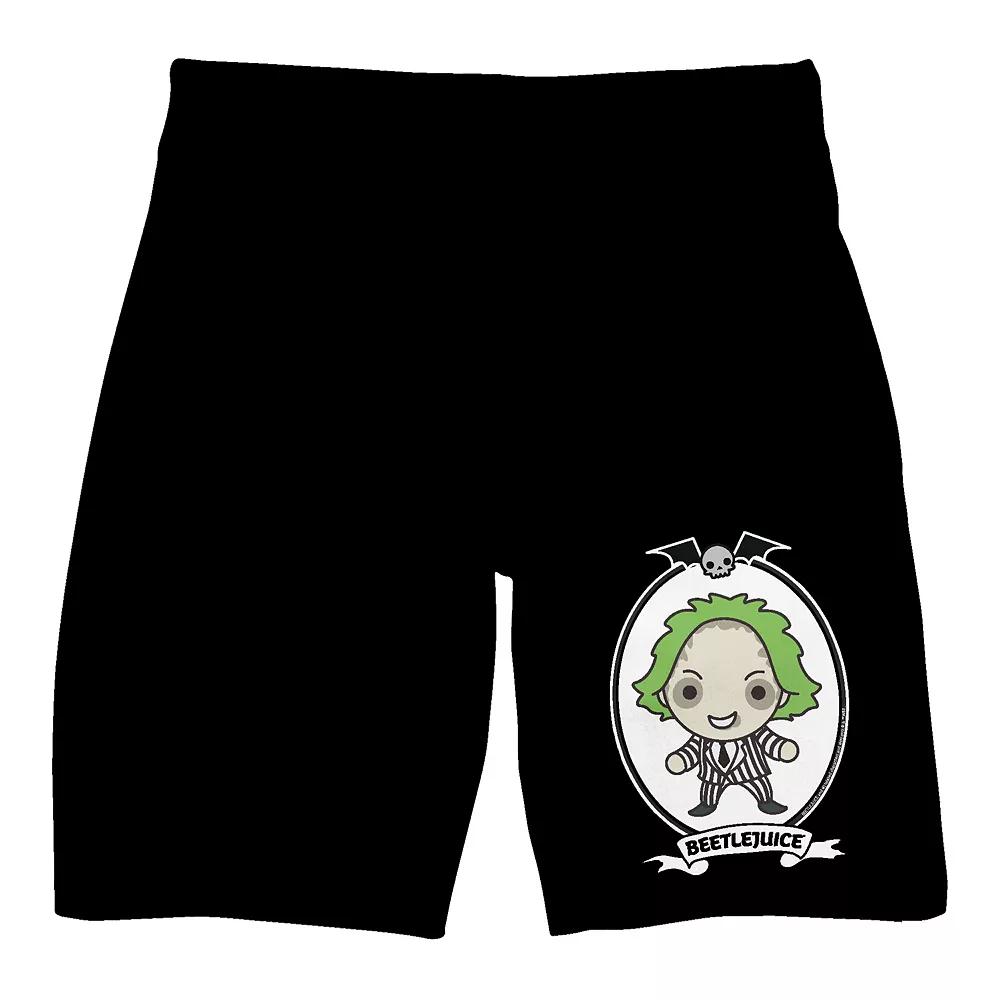 Men's Beetlejuice Chibi Pajama Shorts,  Product Image