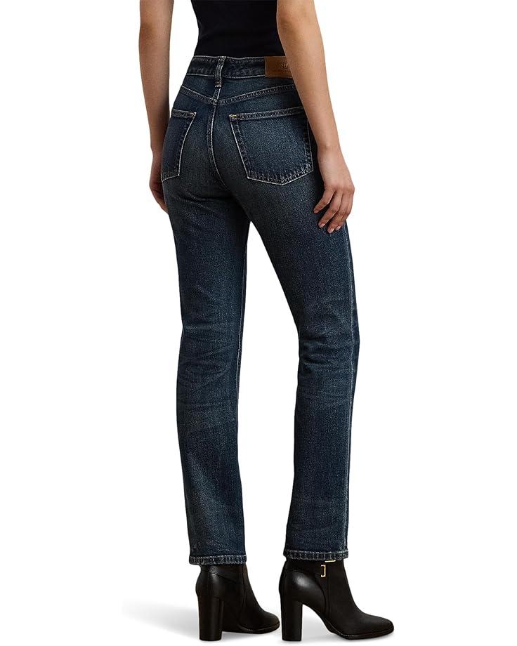 Women's Lauren Ralph Lauren High-Rise Straight Ankle Jeans Product Image