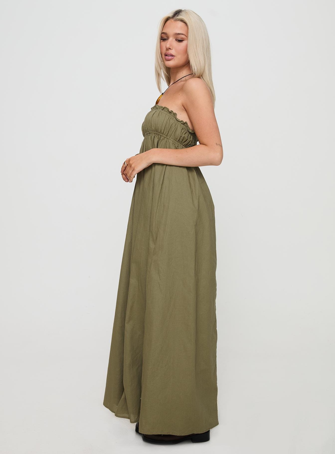 Isannah Maxi Dress Sage Product Image