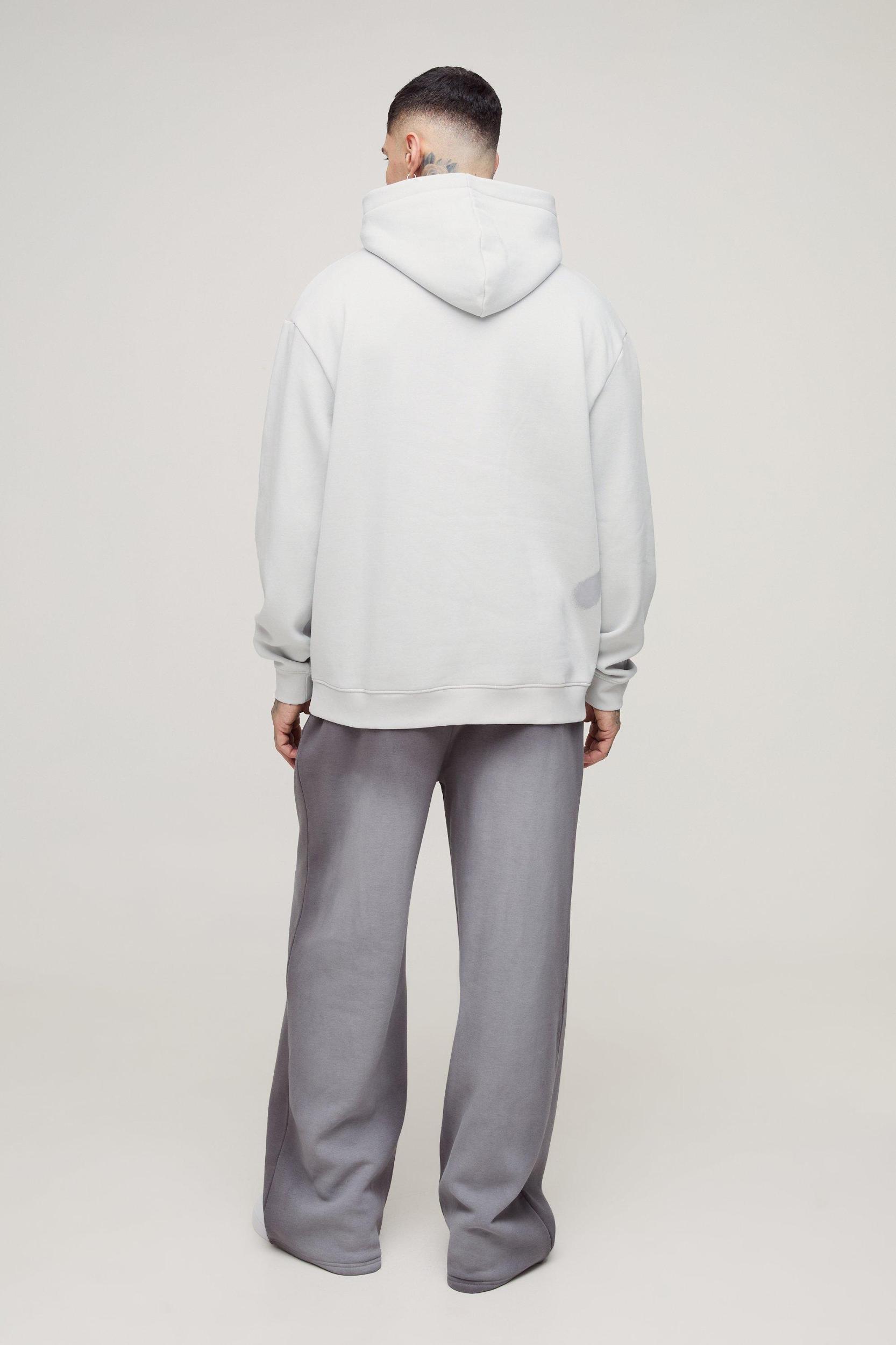 Tall Oversized Man Paint Splatter Hoodie | boohooMAN USA Product Image