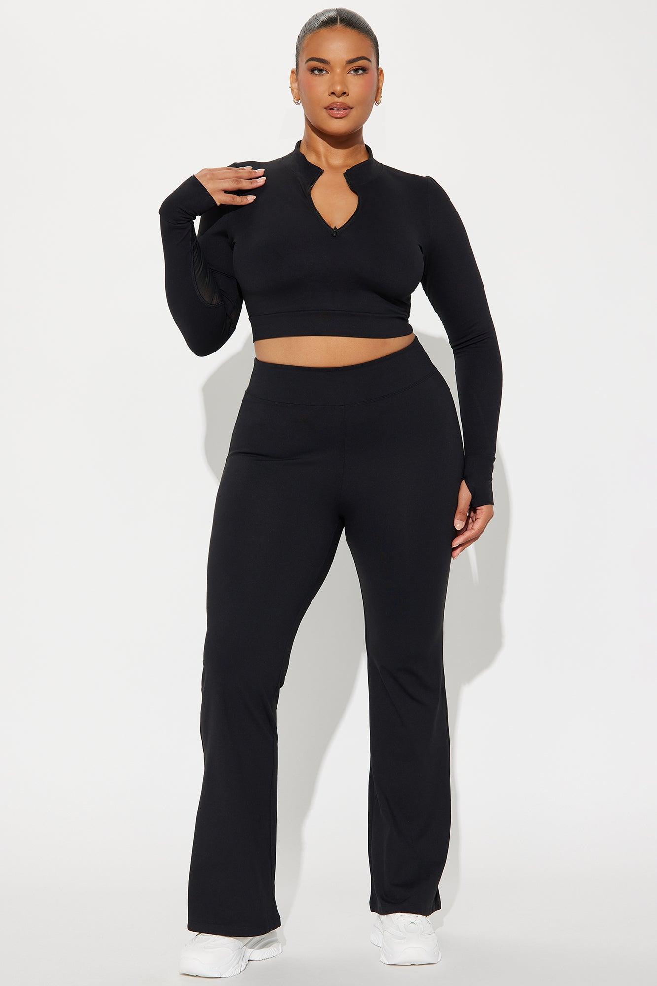 Jolie Super Soft Active Top - Black Product Image