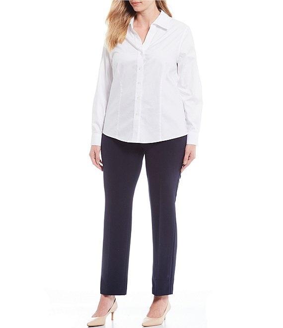Investments Plus Size the 5TH AVE fit Straight Leg Pants Product Image