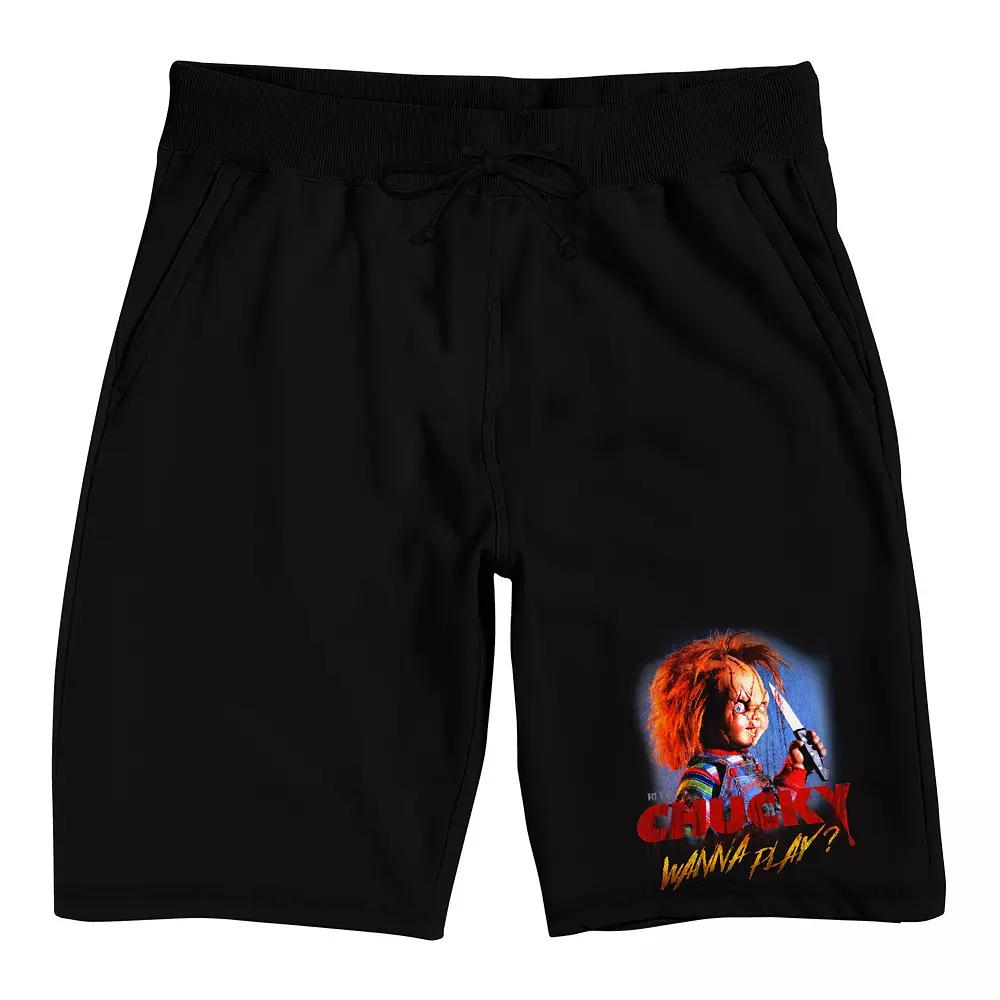 Men's Chucky Wanna Play Pajama Shorts,  Product Image