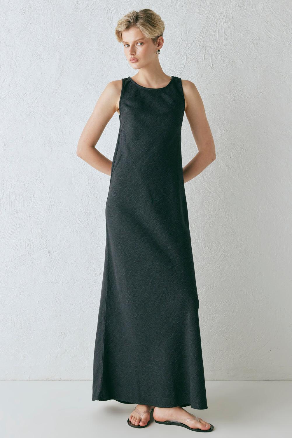 Zaria Maxi Dress Black Product Image
