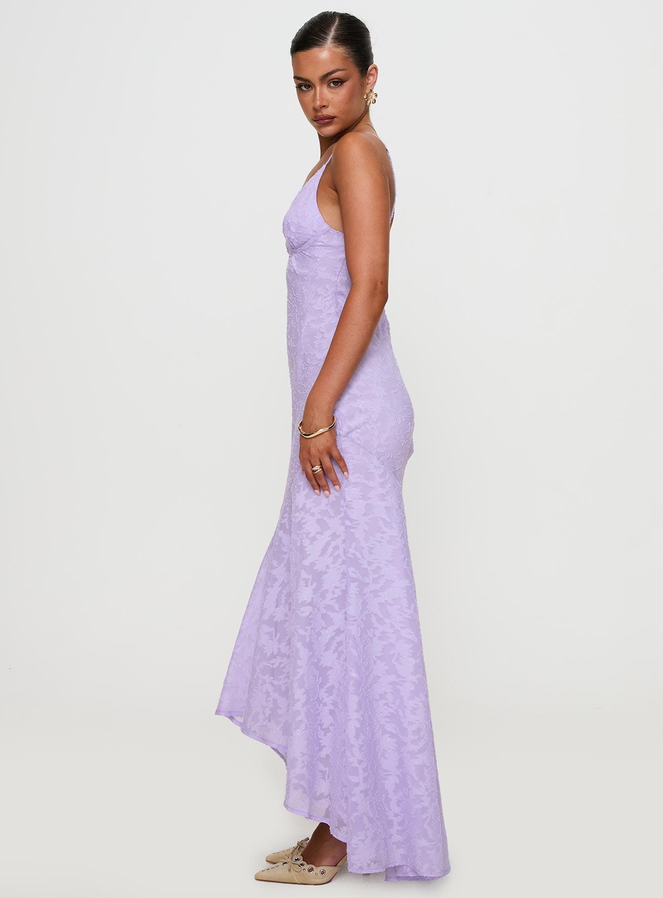 Cyrene Maxi Dress Lilac Product Image