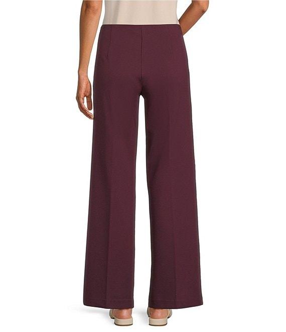 J.McLaughlin Carter Stretch Knit Wide Leg Pants Product Image