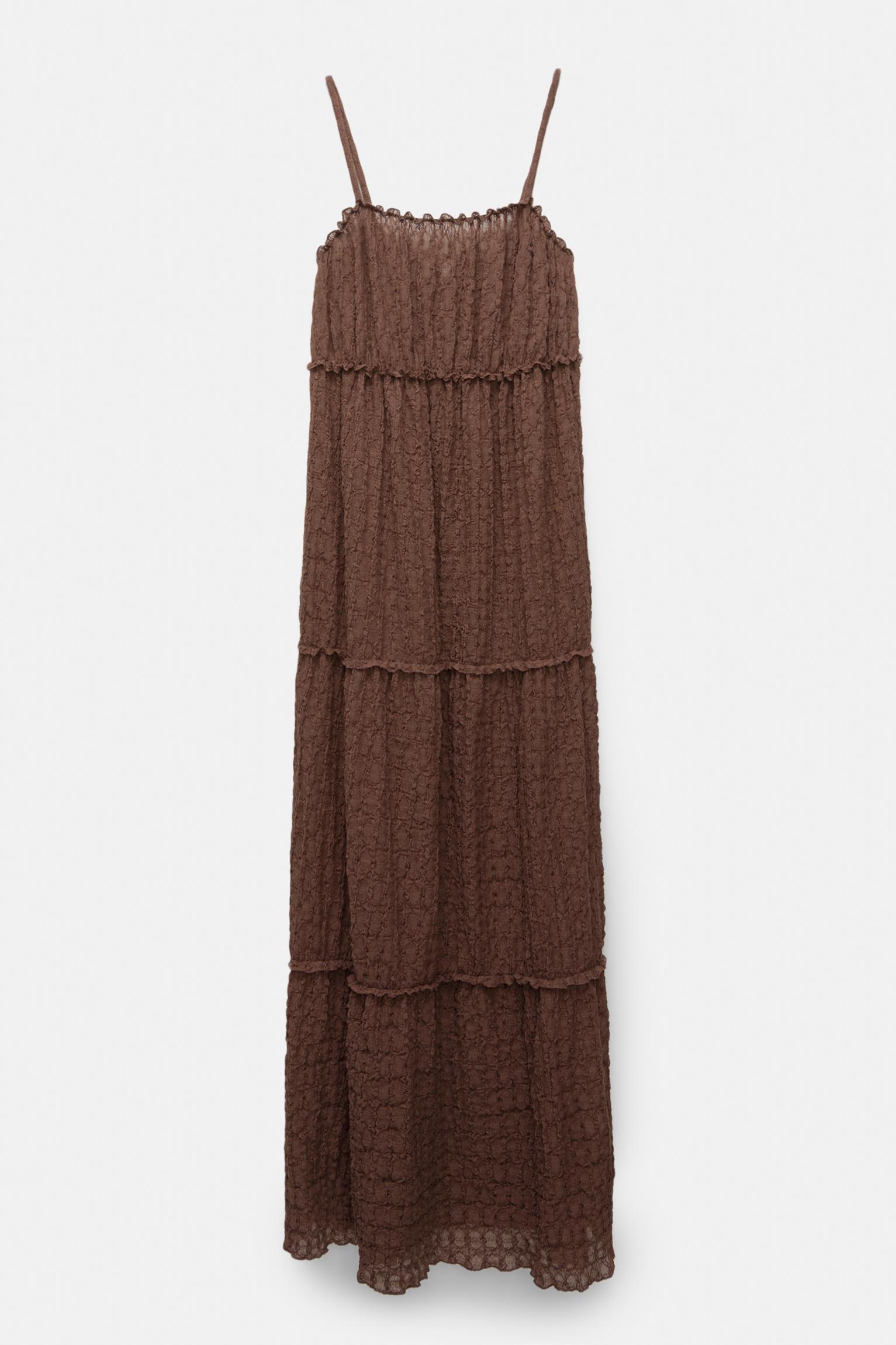 Paneled midi dress Product Image