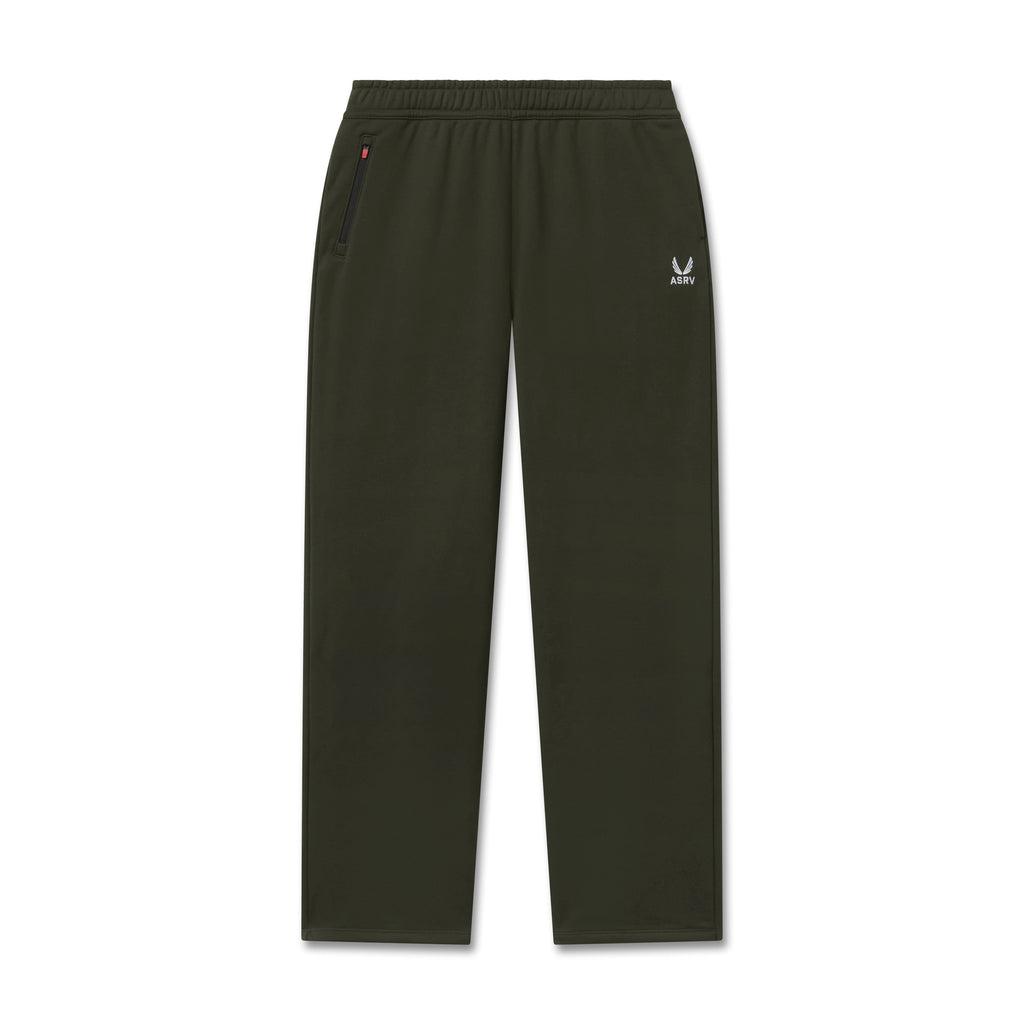 W034. Sorona® Terry Straight Leg Sweats - Olive Product Image