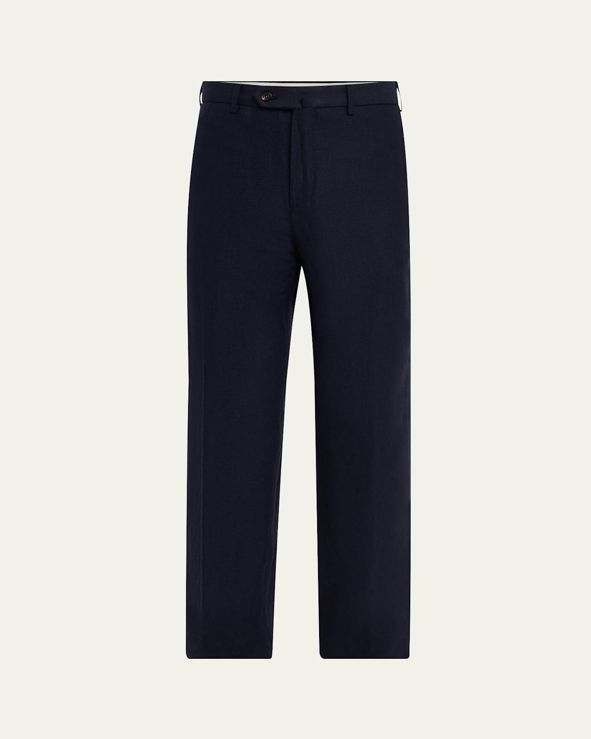 Mens Carlo Antigua Flax Trousers Product Image