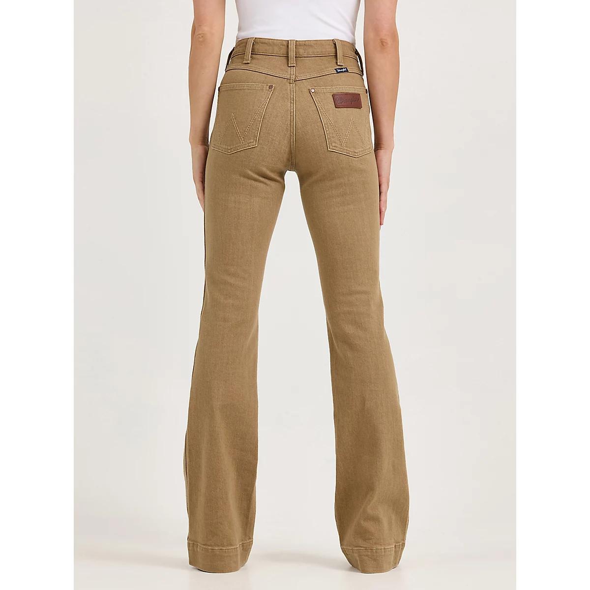 Women's Wrangler Retro® Bailey High Rise Colorwash Trouser Jean | Women's JEANS | Wrangler® Product Image