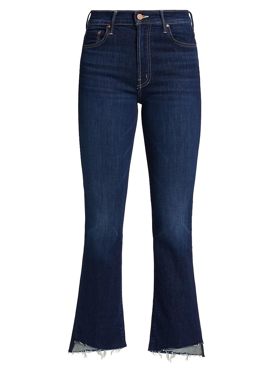 Womens The Insider Crop Step Fray Jeans Product Image