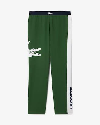Printed Fleece Loungewear Pants Product Image