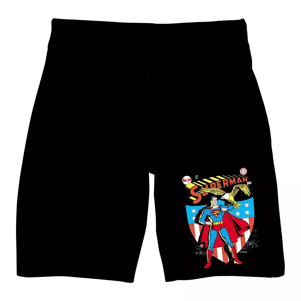 Men's Superman Classic Comic Pajama Shorts,  Product Image