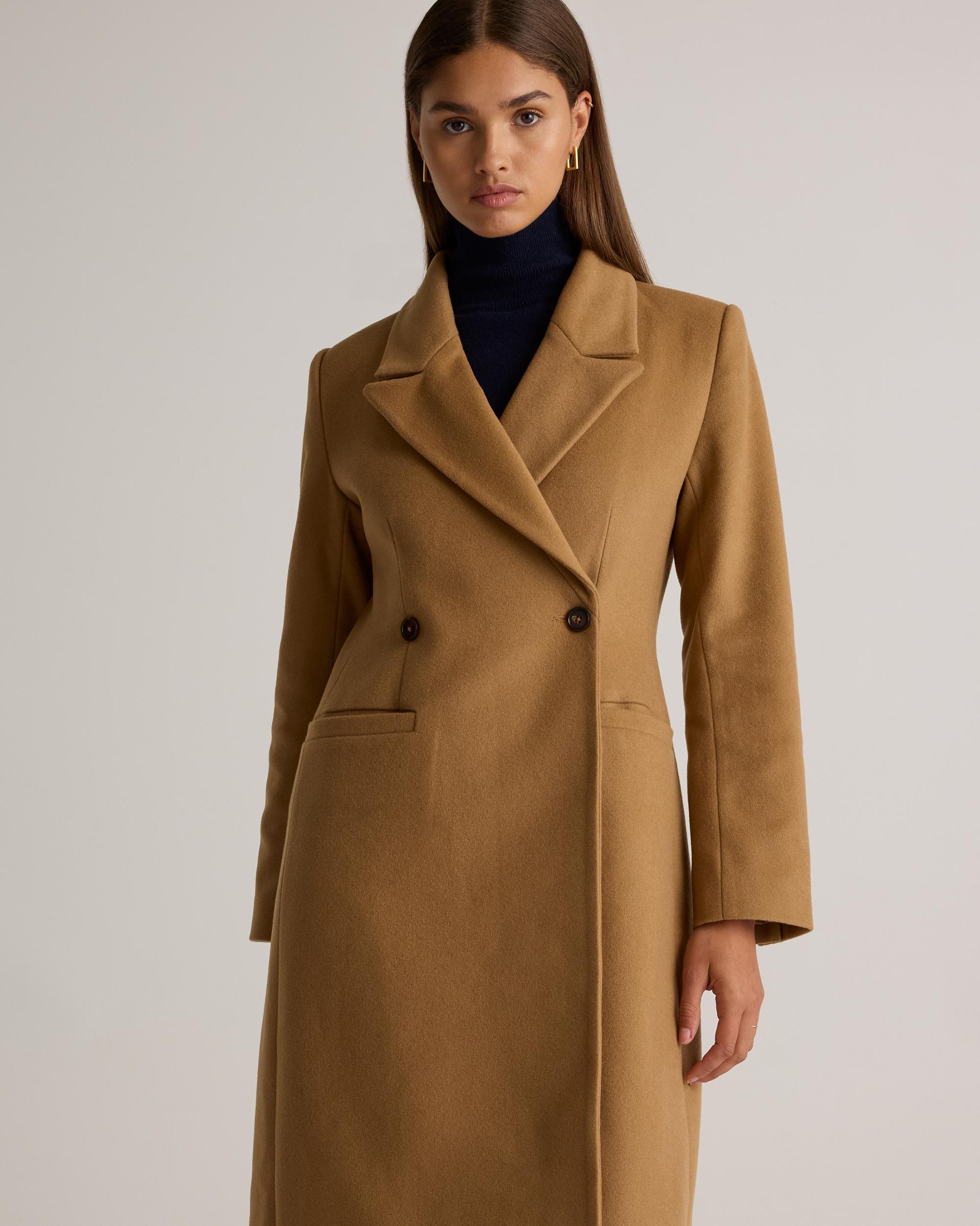 Quince | Women's Italian Wool Tailored Coat Size XL, Wool/Nylon Product Image