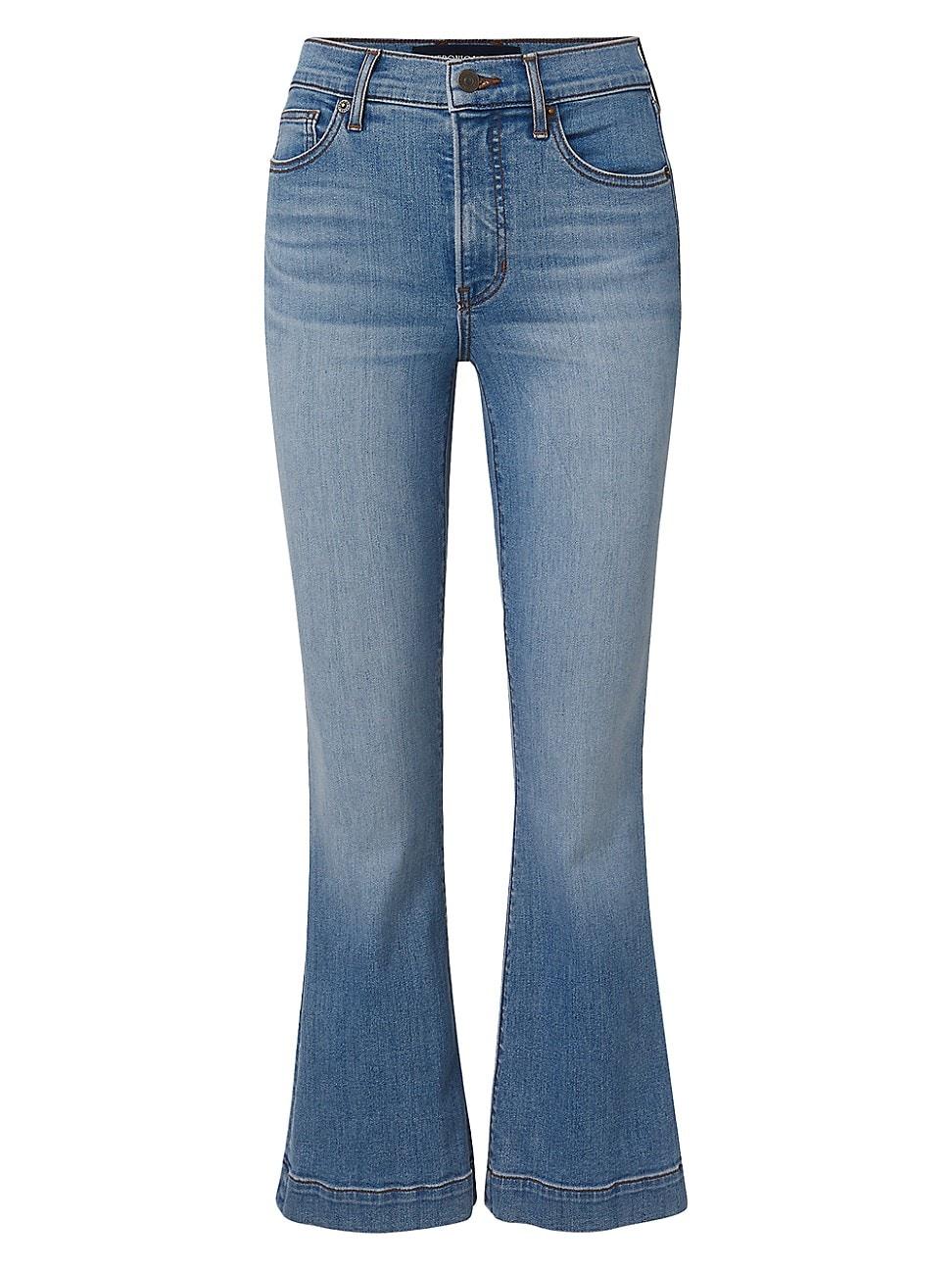 Veronica Beard Carson High Rise Ankle Flare Jeans Product Image