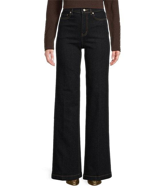 J.McLaughlin Lowden Stretch Denim Straight Leg Jeans Product Image