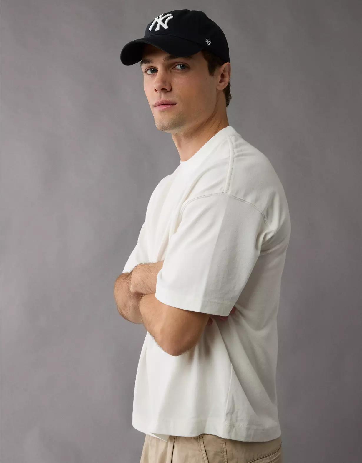 AE Boxy Sueded Jersey T-Shirt Product Image